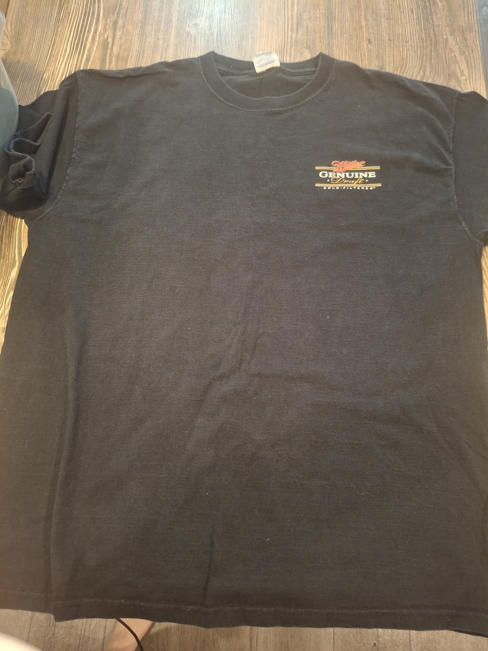 Genuine Motor Club Black Short-Sleeve Crewneck Tee